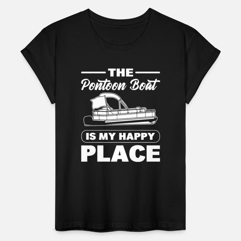The Pontoon Boat Is My Happy Place Boat Enthusiast