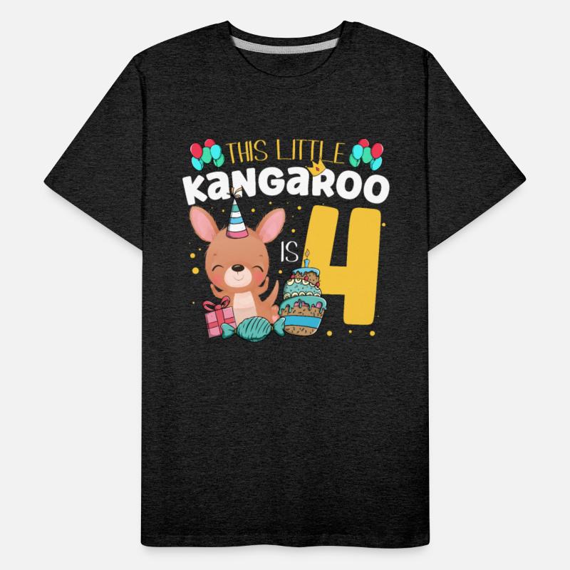 This Little Kangaroo Is 4 Animal Happy Birthday