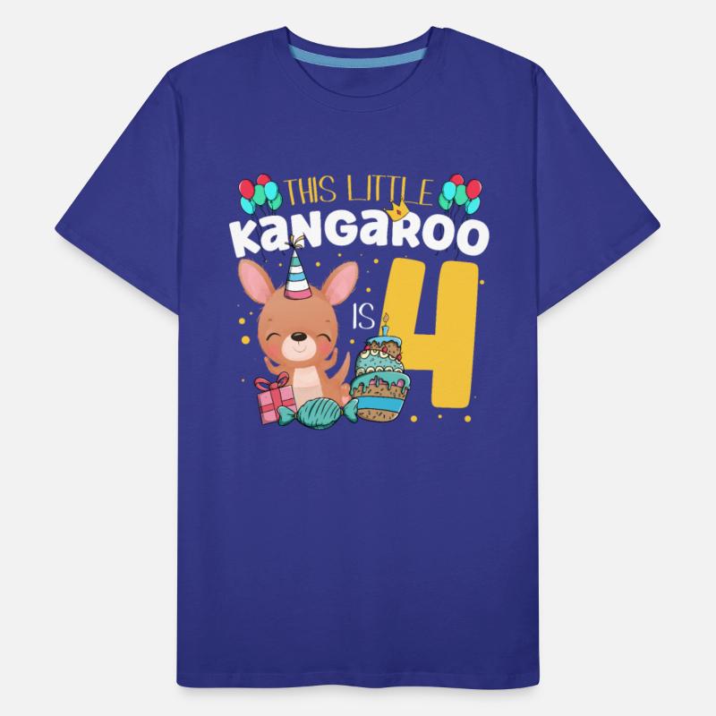 This Little Kangaroo Is 4 Animal Happy Birthday