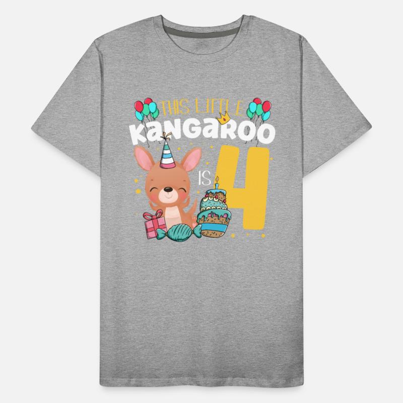 This Little Kangaroo Is 4 Animal Happy Birthday