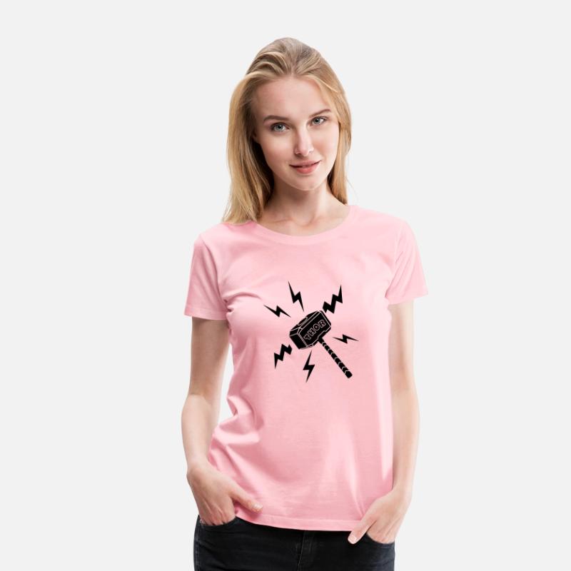 Thor hammer with the text 'THOR'