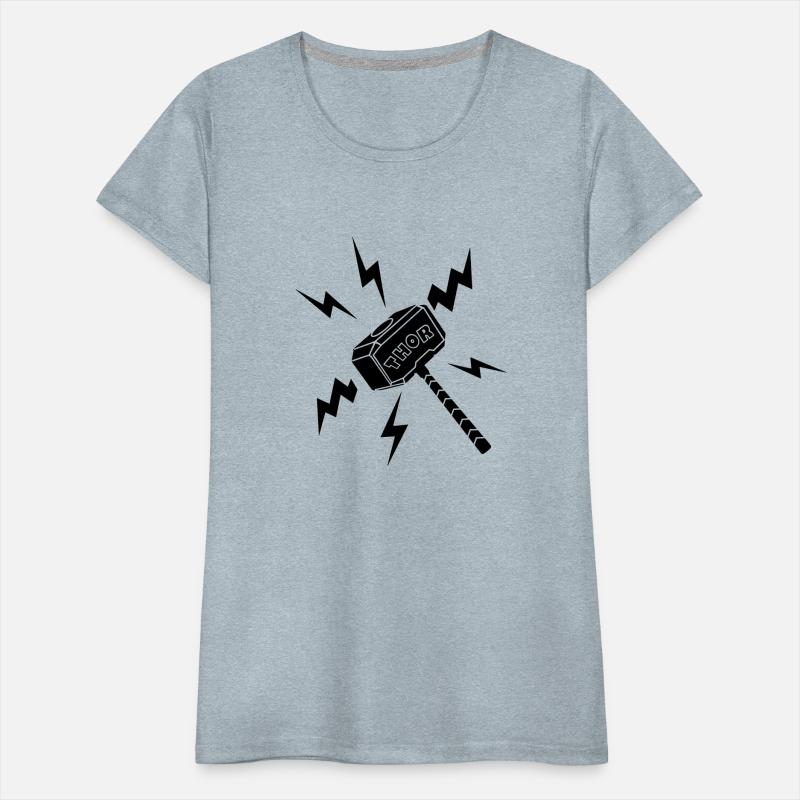 Thor hammer with the text 'THOR'