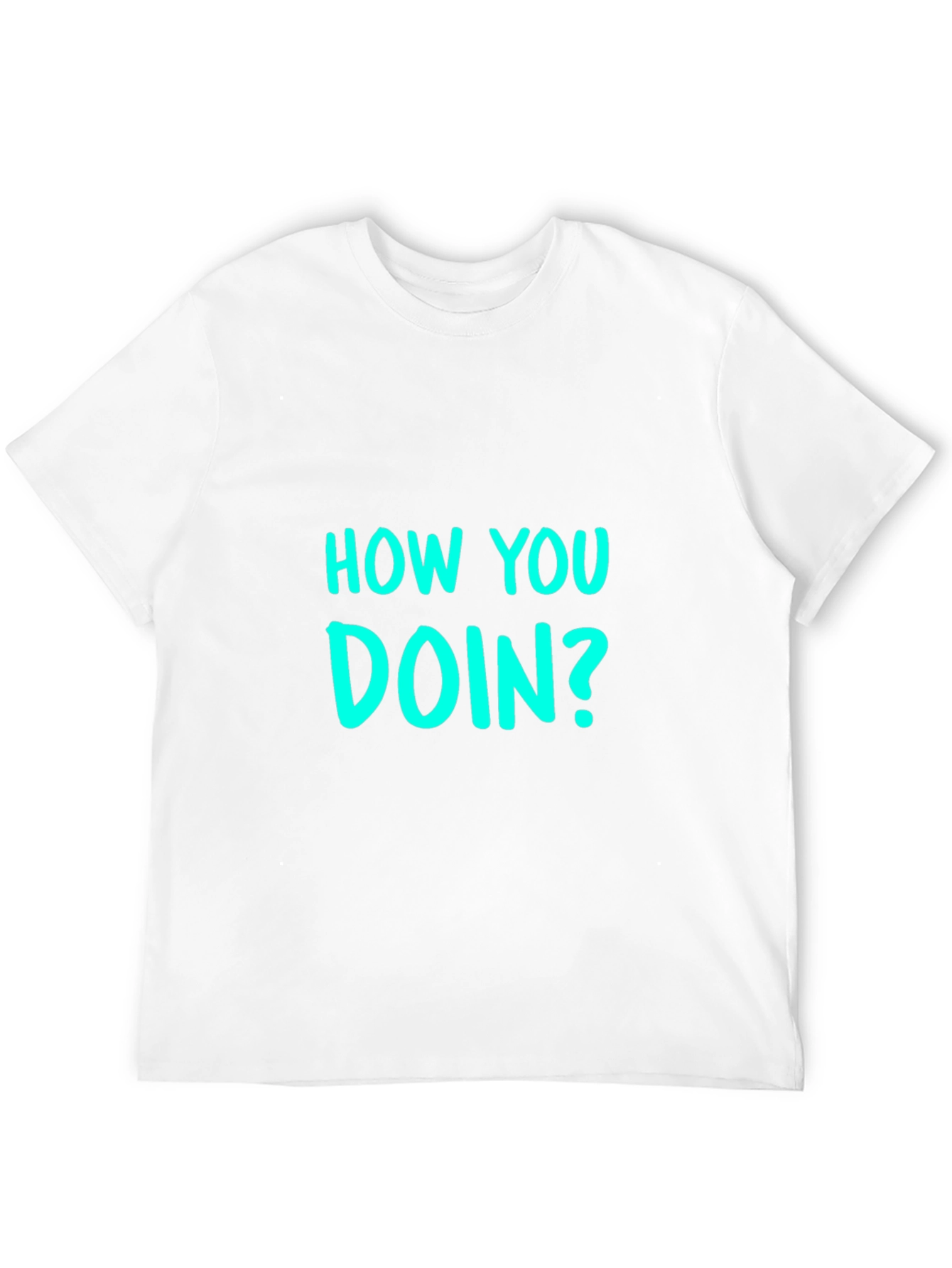 How You Doin? Mens Black T-Shirt