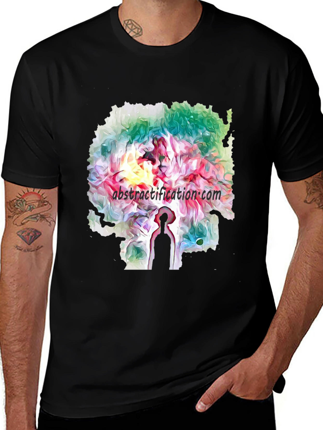 Abstract Art Graphic T-Shirt