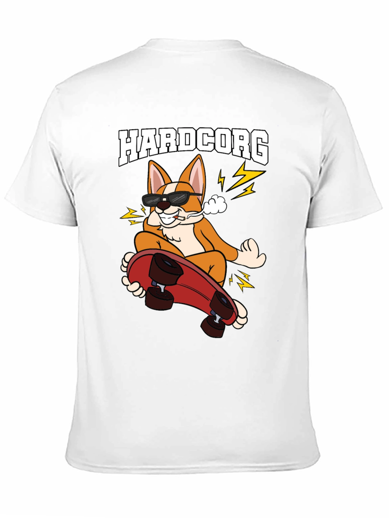 Hardcorg Skateboard T-Shirt - Black