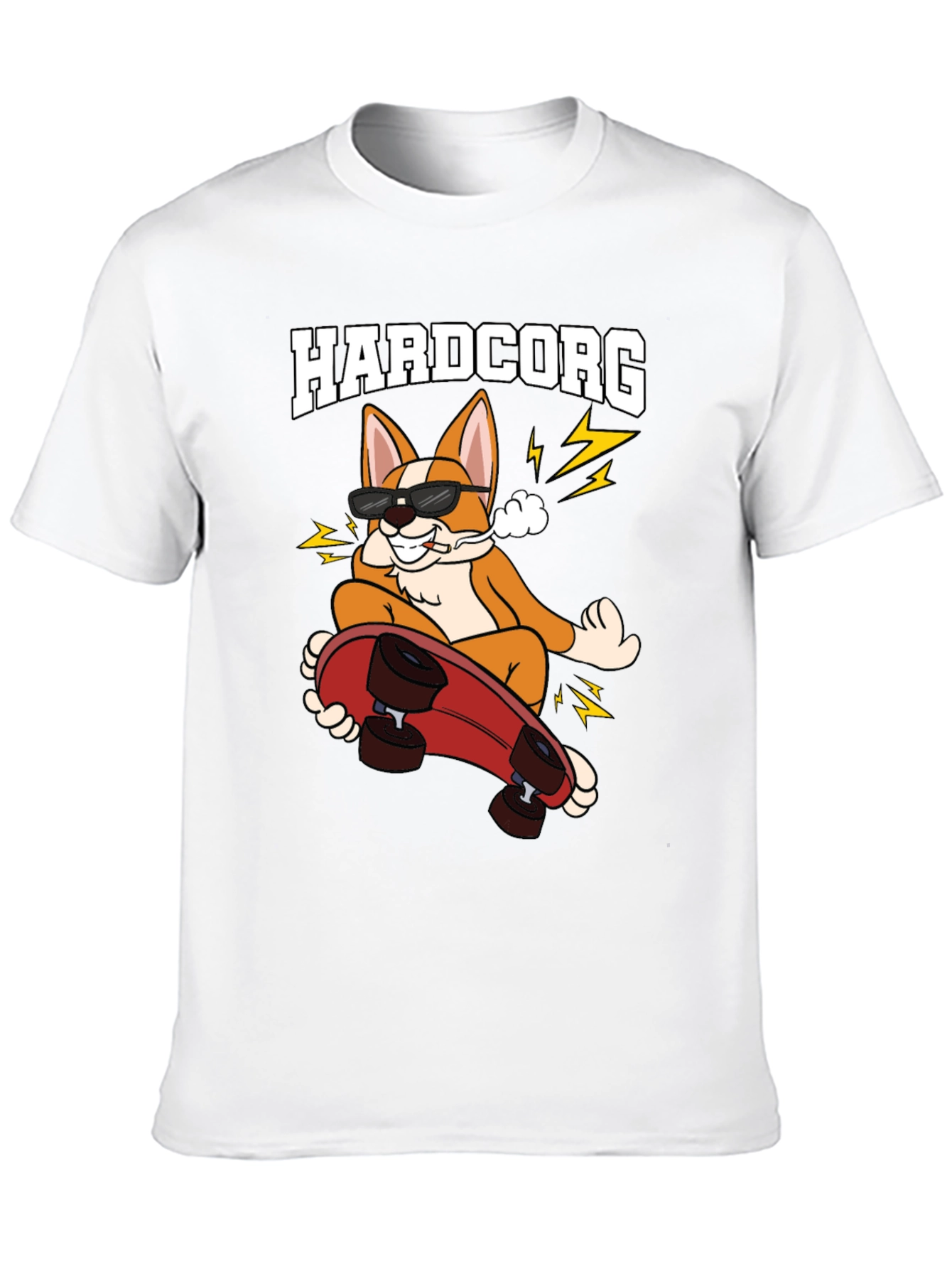 Hardcorg Skateboard T-Shirt - Black