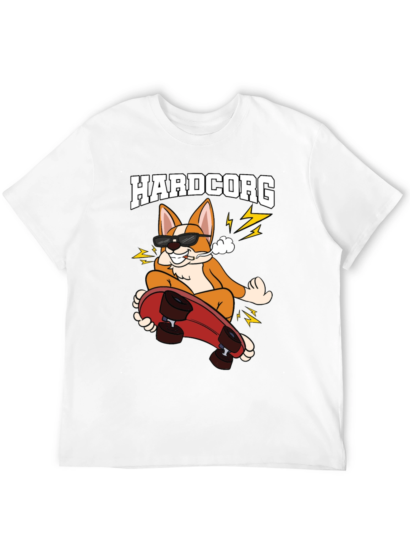 Hardcorg Skateboard T-Shirt - Black