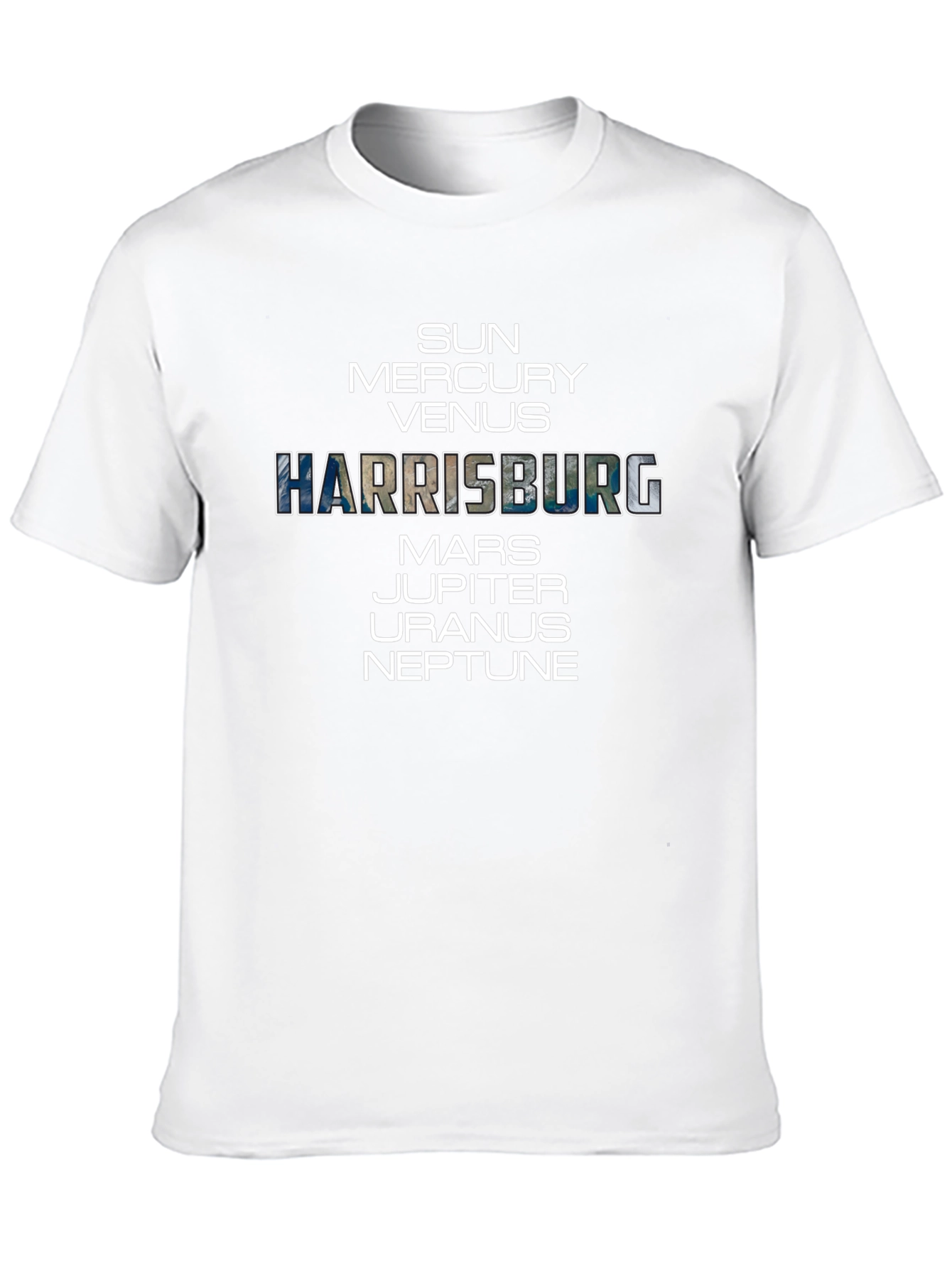 Harrisburg Planets T-Shirt Space Tee