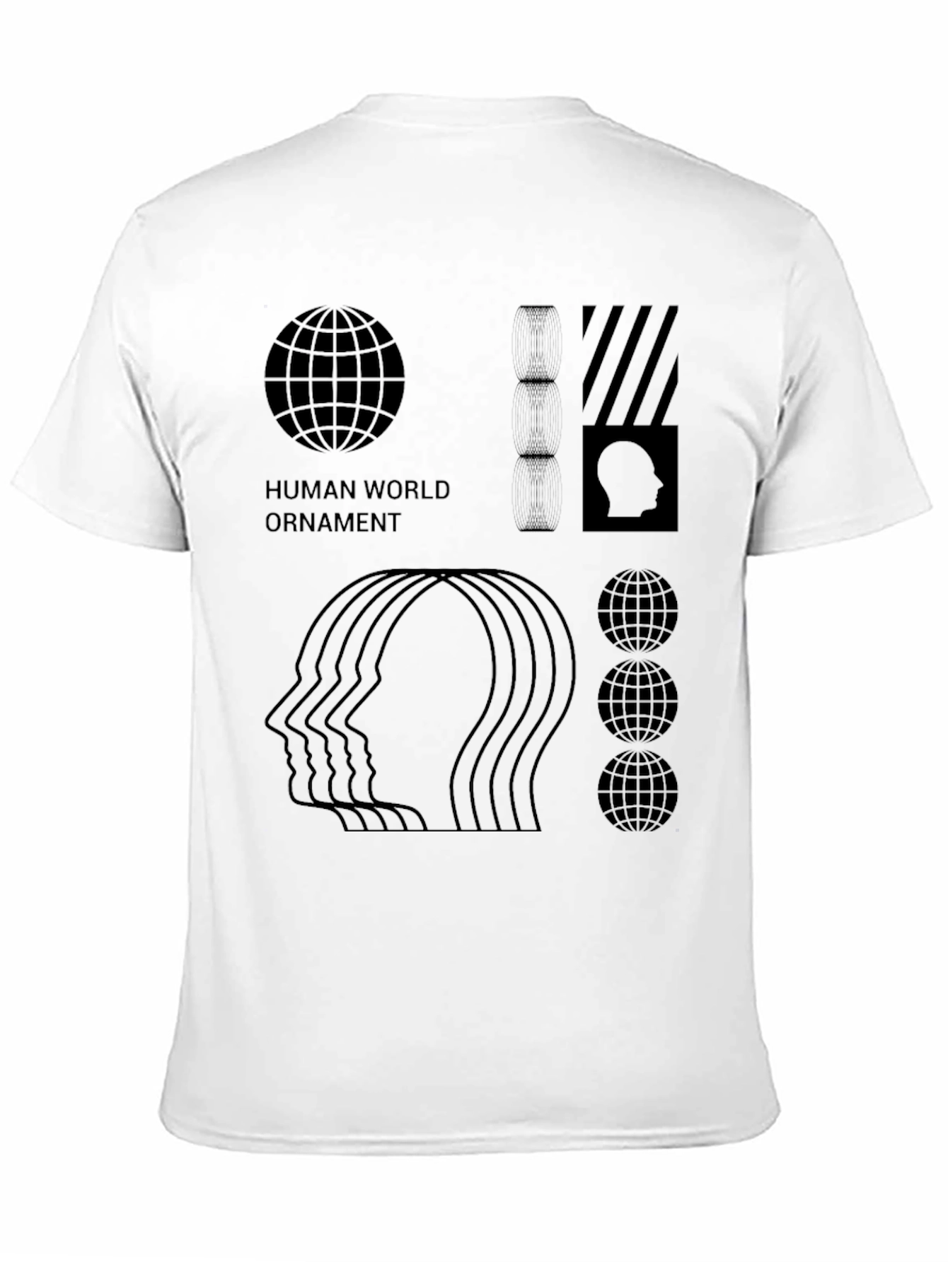 Human World Ornament Graphic Tee