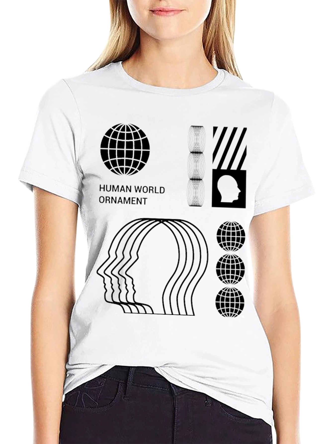 Human World Ornament Graphic Tee