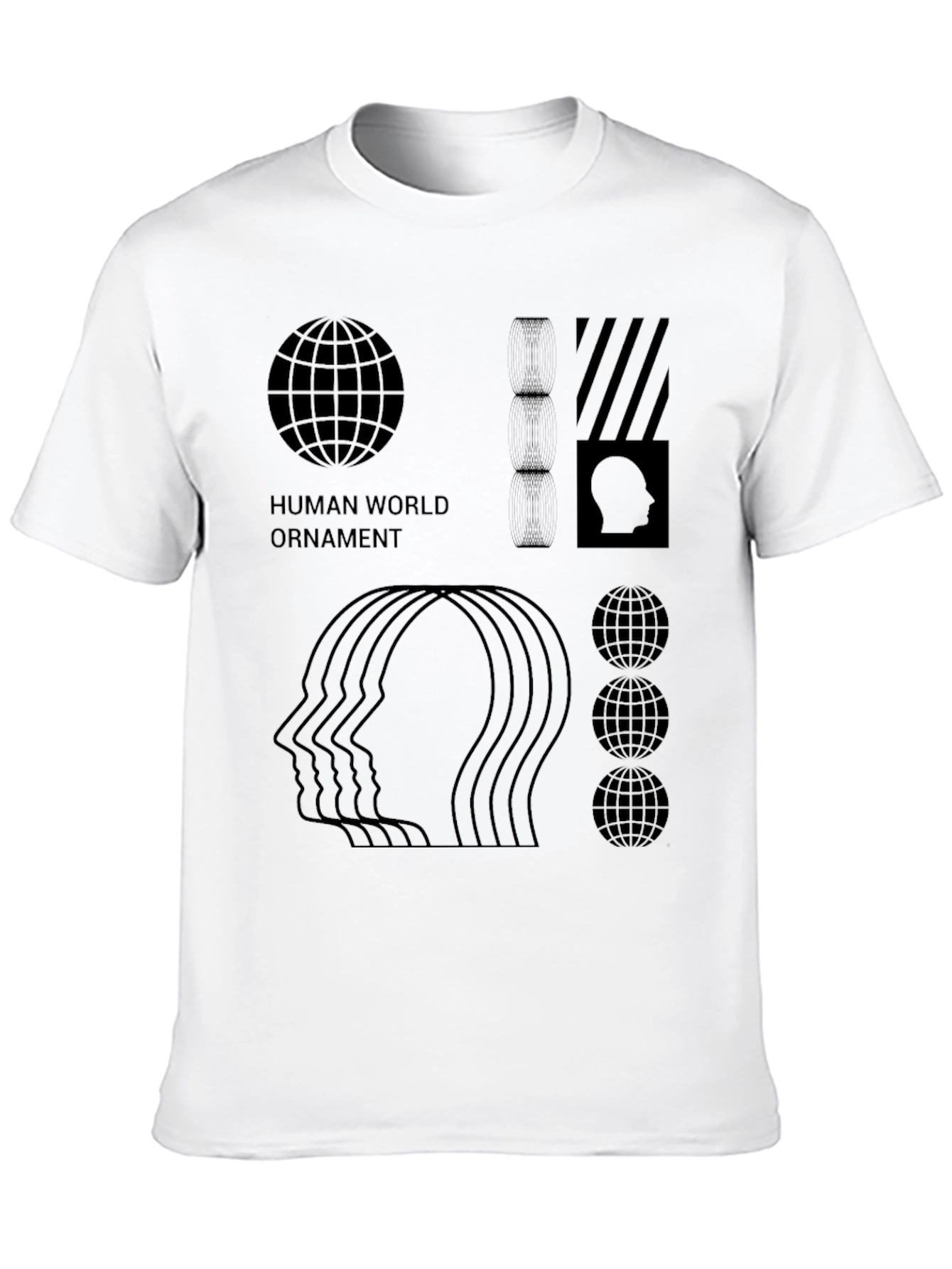 Human World Ornament Graphic Tee