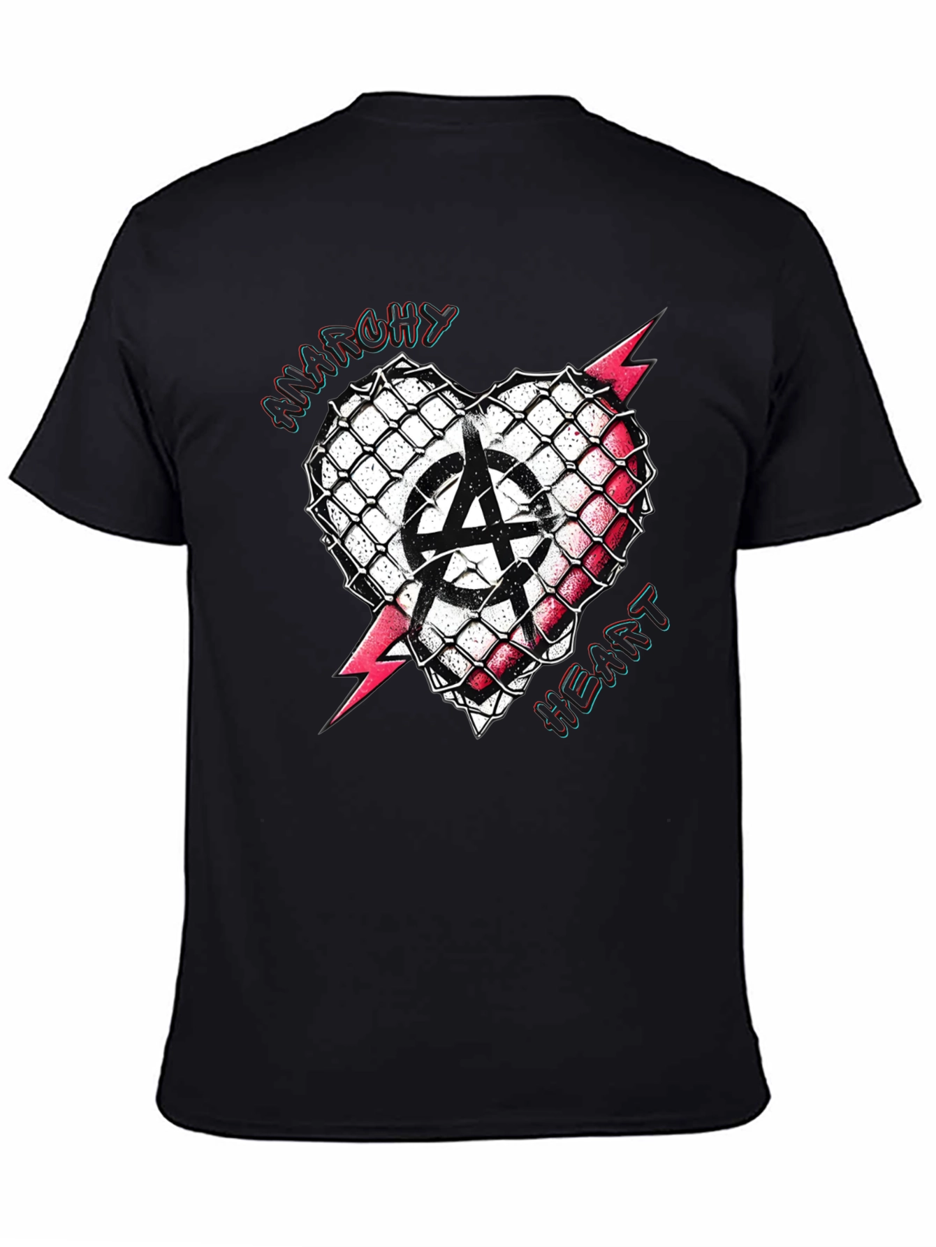 Anarchy Heart T-Shirt - Punk Rock Style