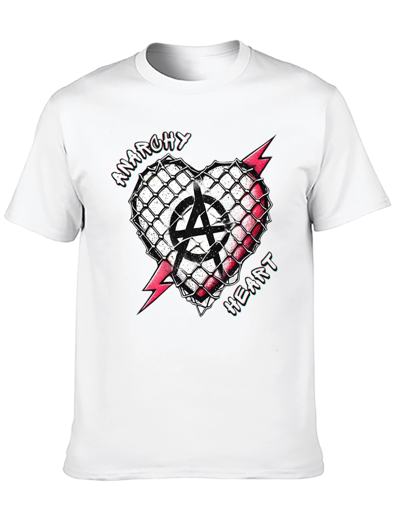 Anarchy Heart T-Shirt - Punk Rock Style
