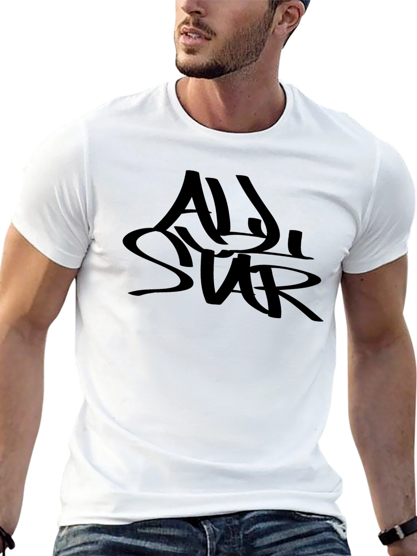 All Star Black Graphic Tee