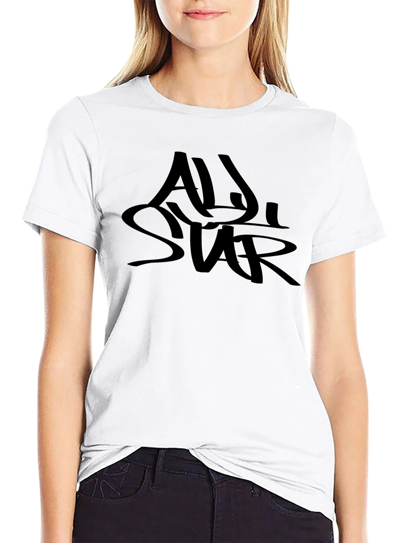 All Star Black Graphic Tee