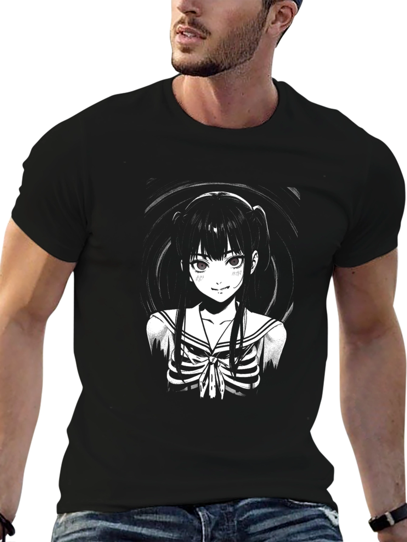 Anime Girl Graphic T-Shirt