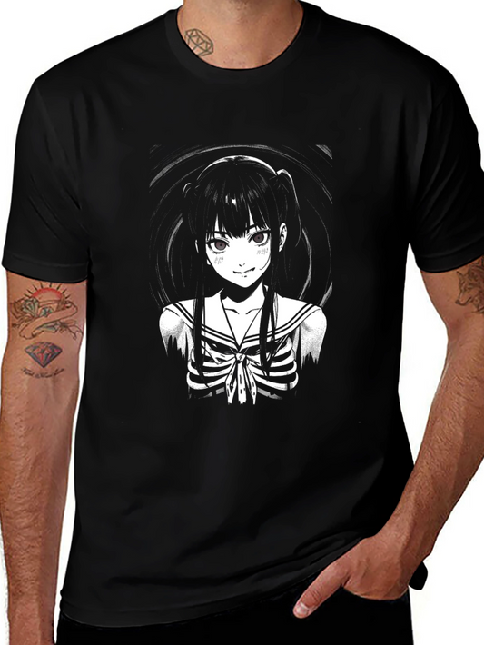 Anime Girl Graphic T-Shirt