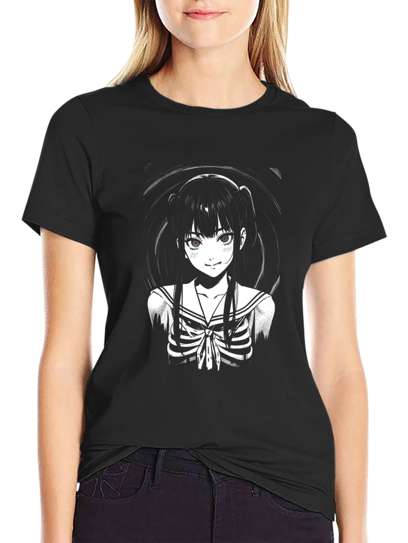 Anime Girl Graphic T-Shirt