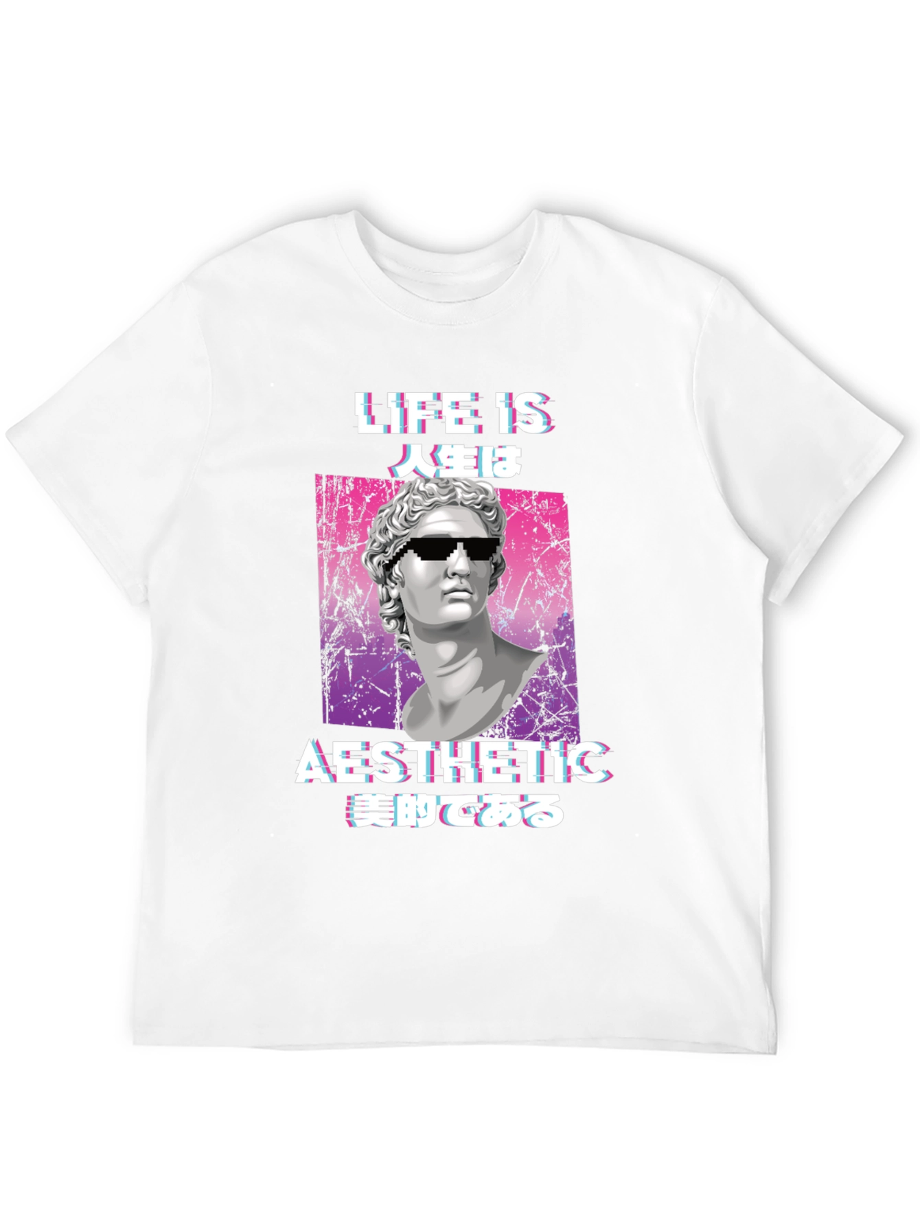 Aesthetic Life Statue Graphic Tee