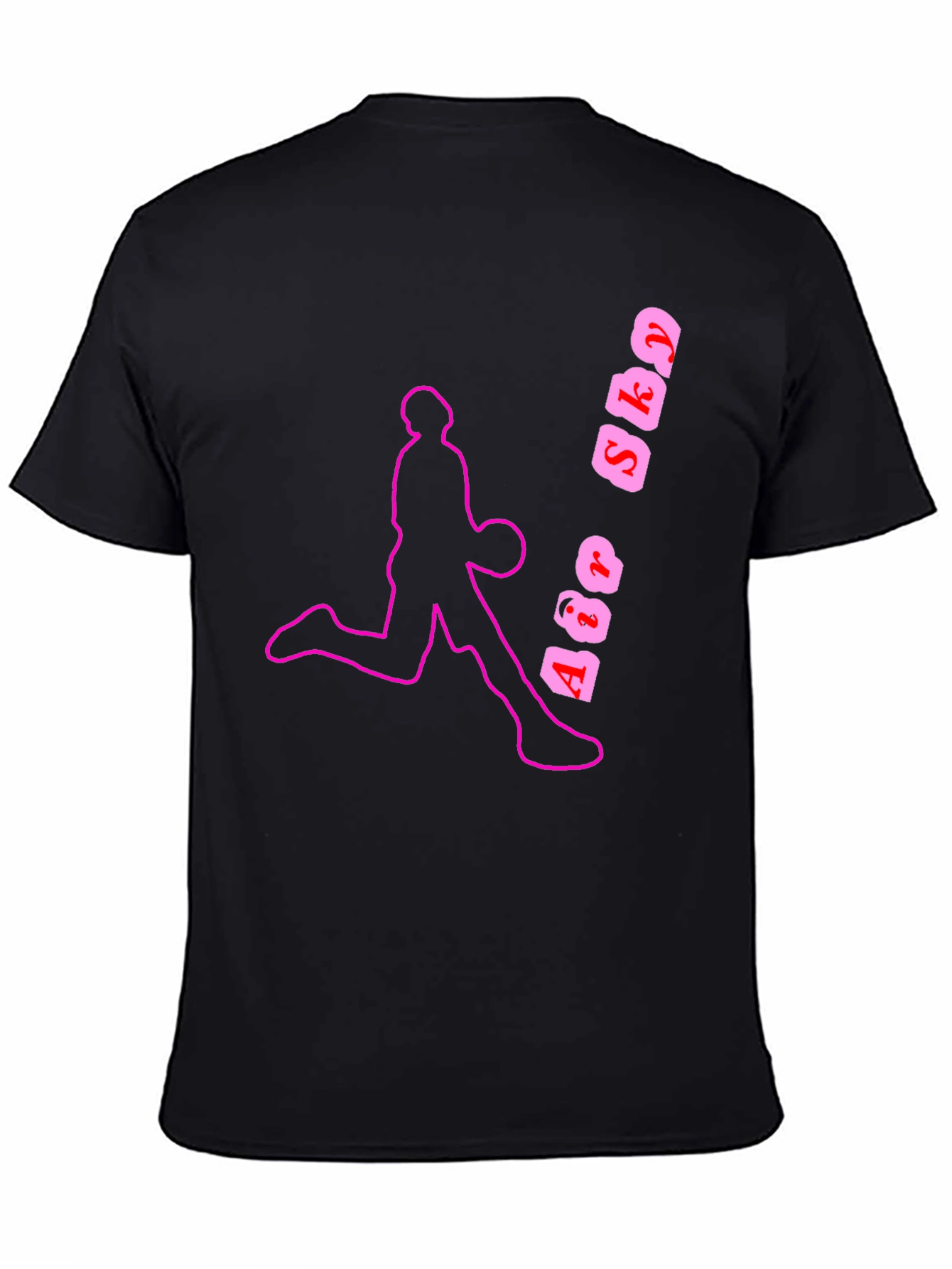 Air Sky Basketball Graphic Tee - Black