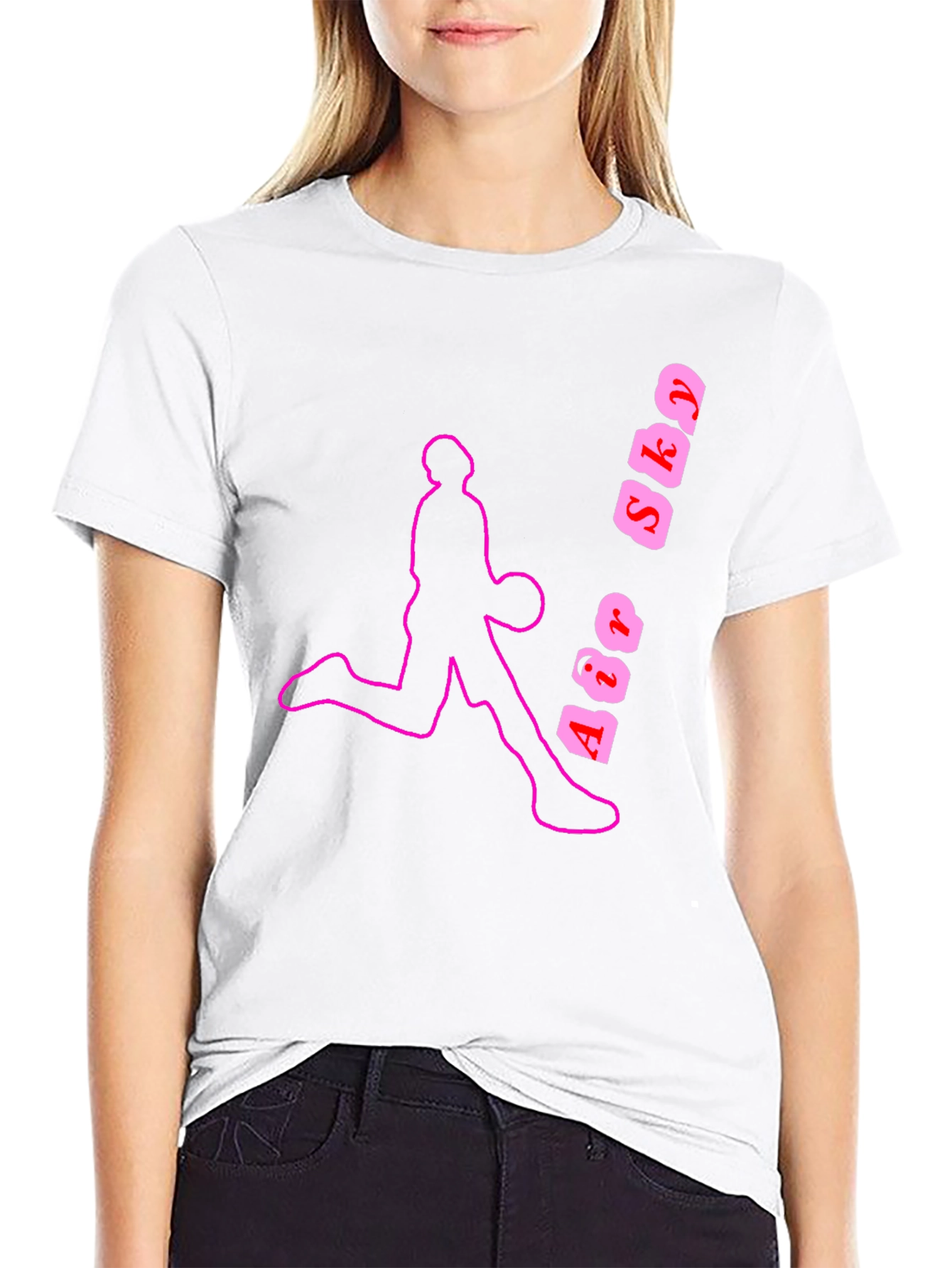 Air Sky Basketball Graphic Tee - Black