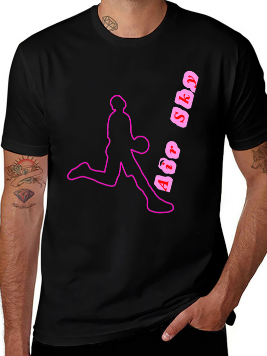 Air Sky Basketball Graphic Tee - Black