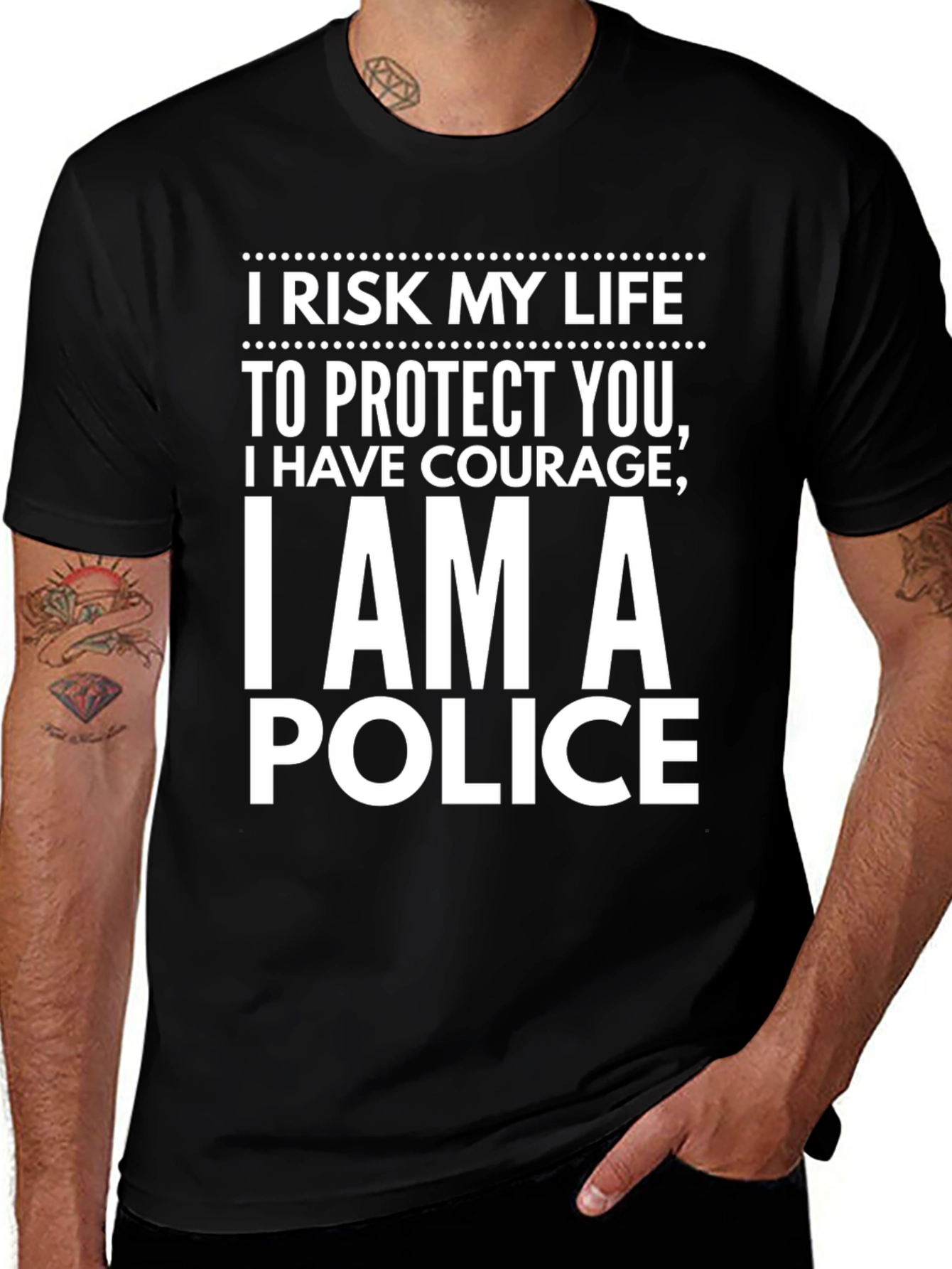 I Am A Police T-Shirt