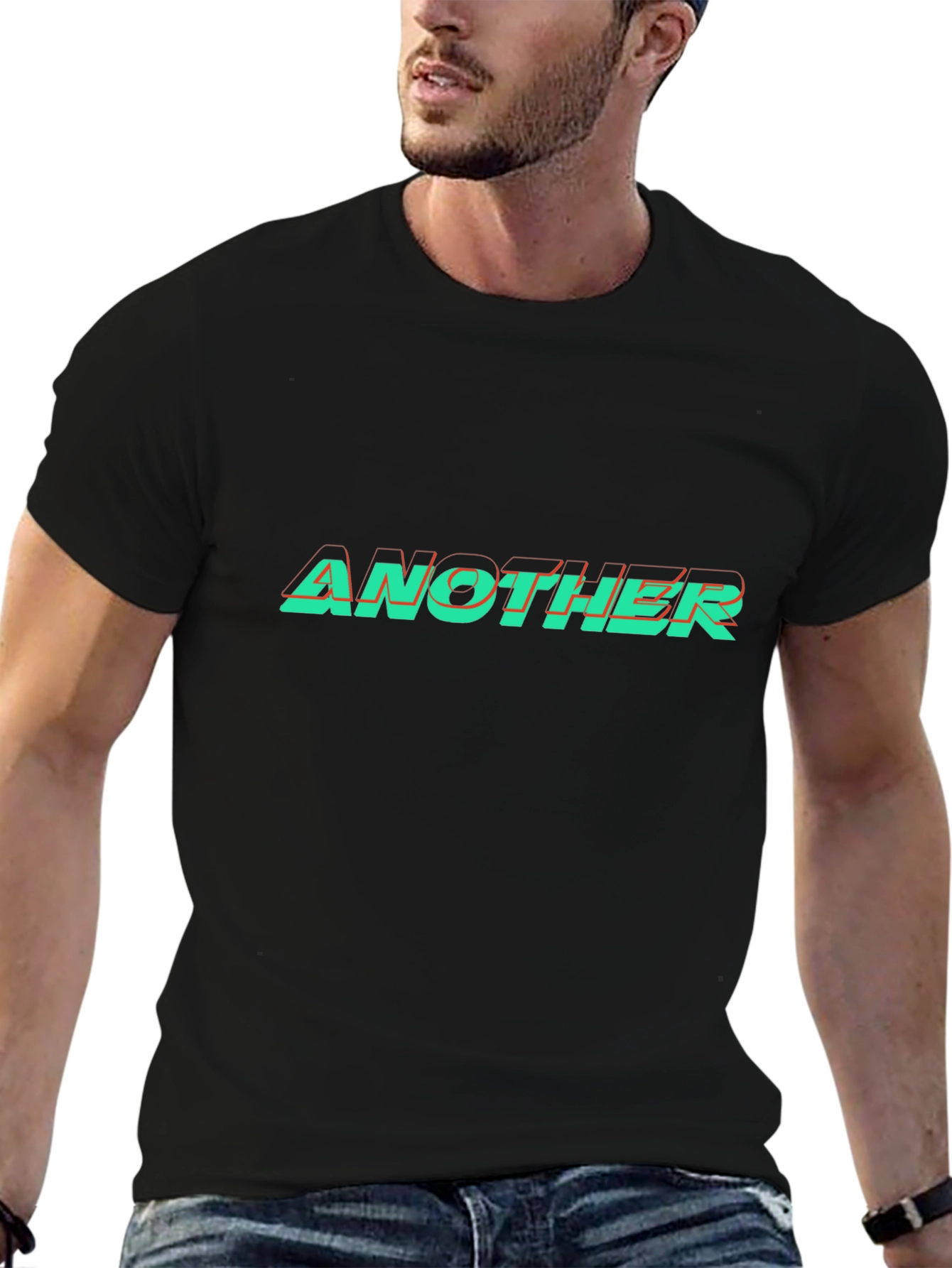 Another Graphic Print Black T-Shirt