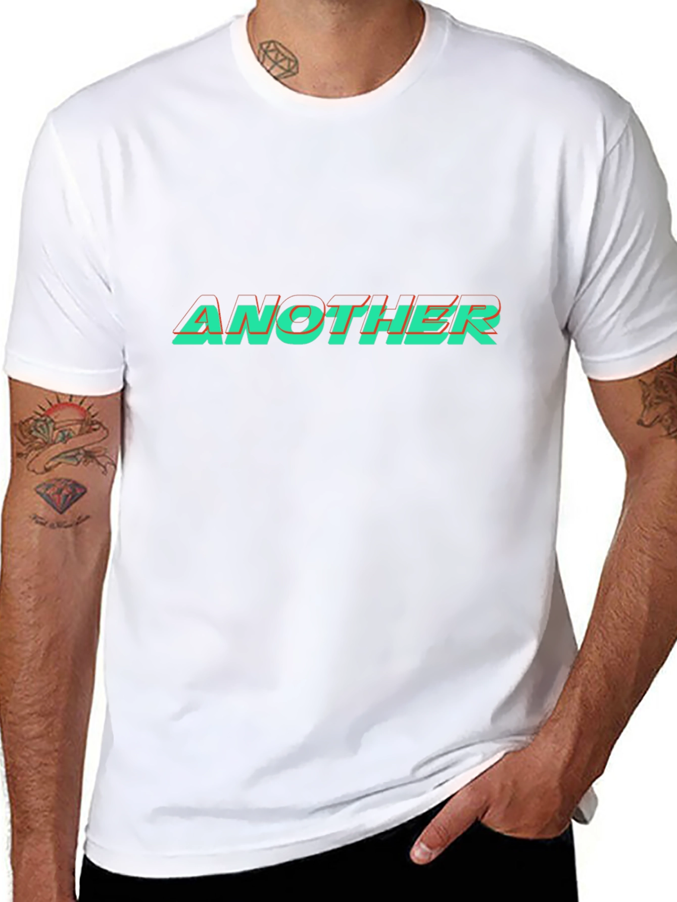 Another Graphic Print Black T-Shirt