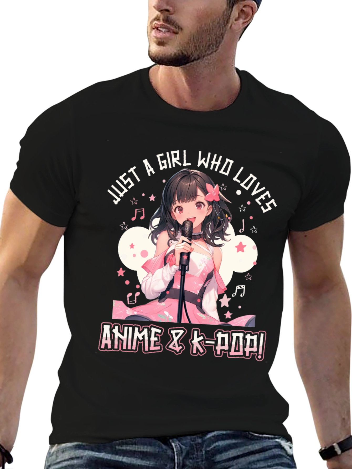 Anime & K-Pop Girl T-Shirt