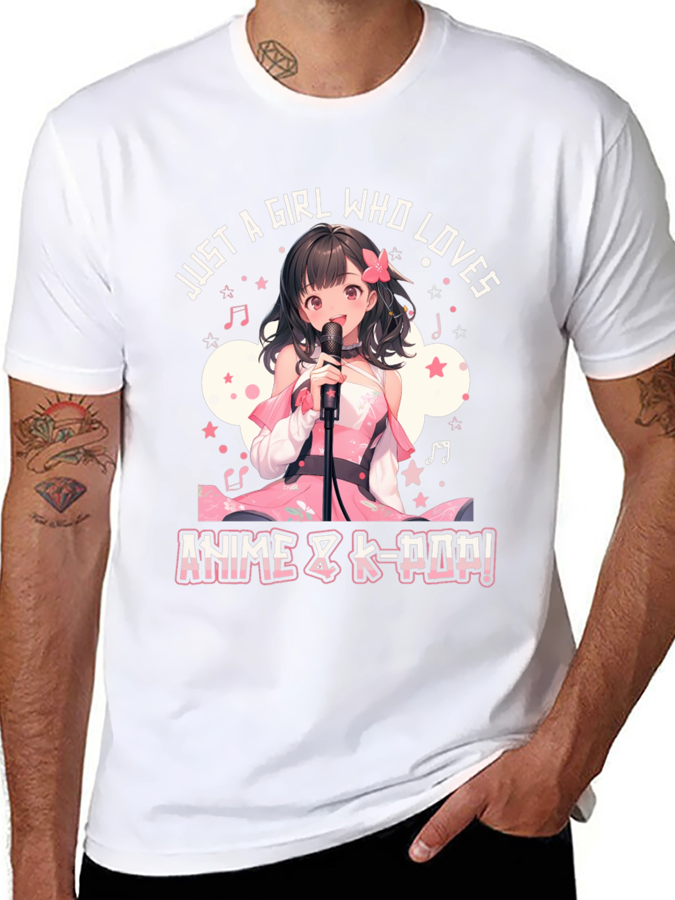 Anime & K-Pop Girl T-Shirt