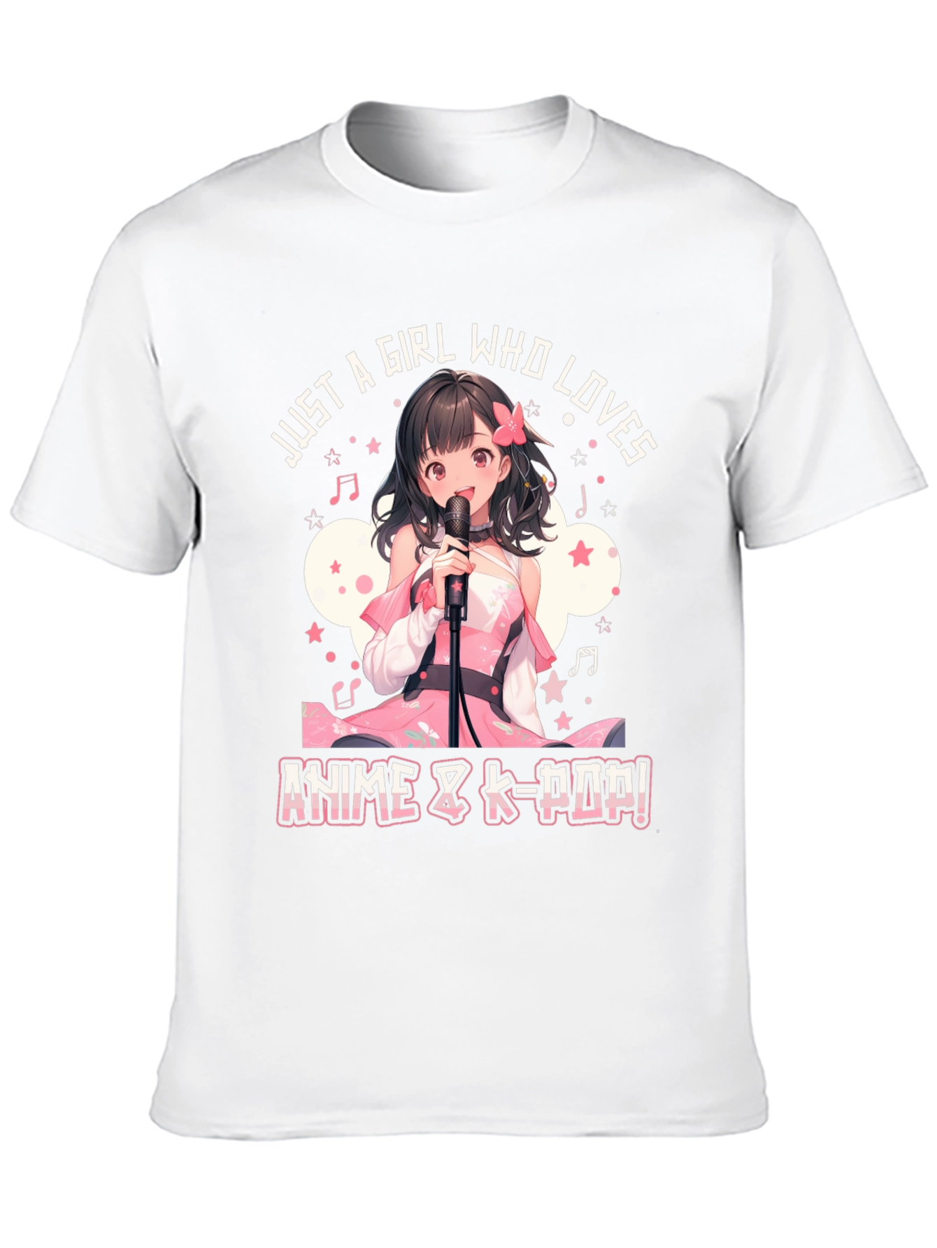 Anime & K-Pop Girl T-Shirt