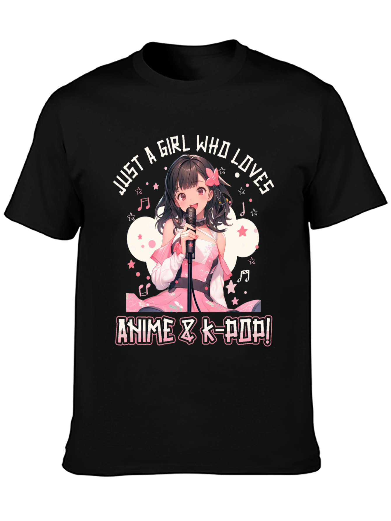 Anime & K-Pop Girl T-Shirt