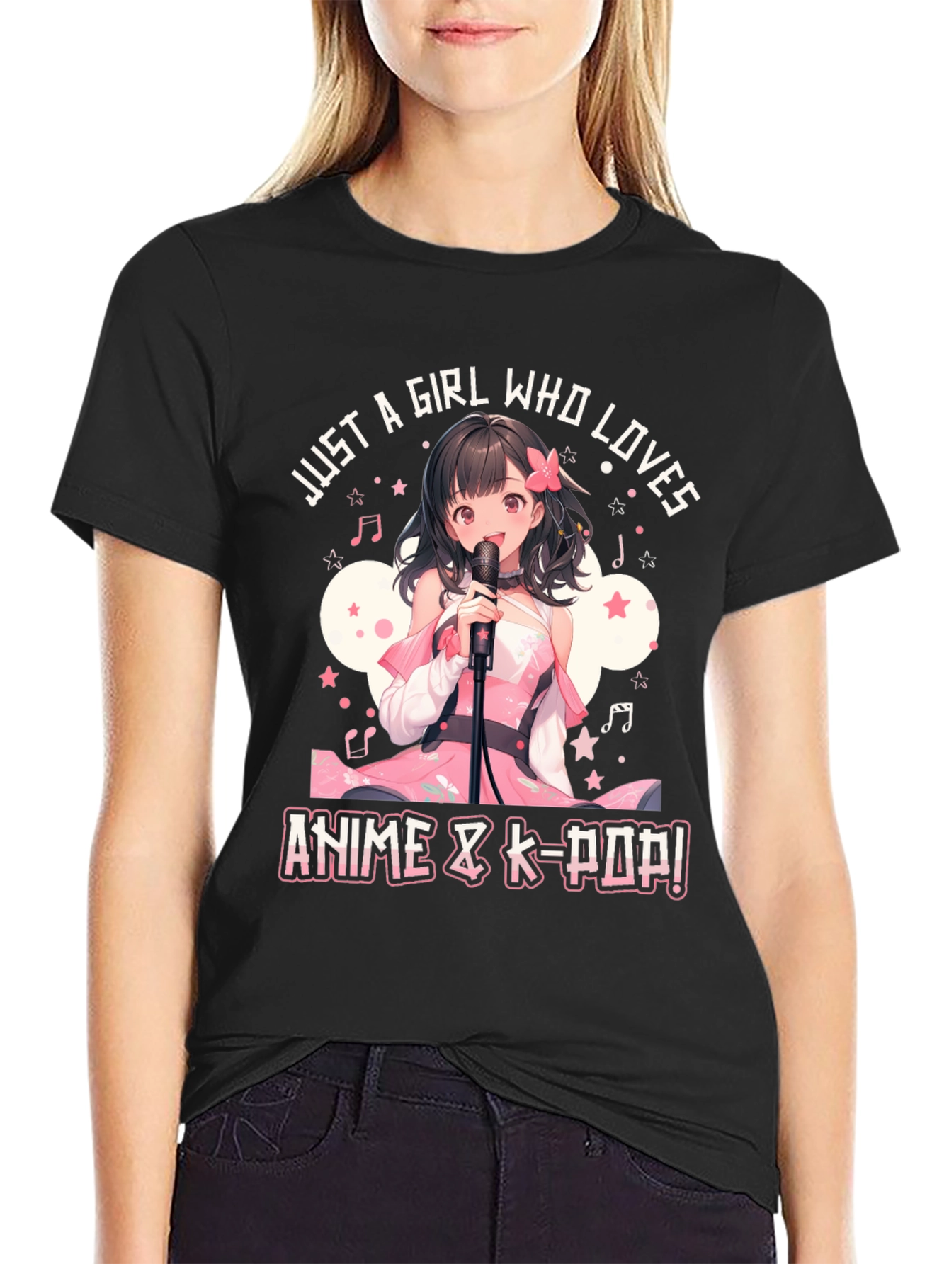 Anime & K-Pop Girl T-Shirt