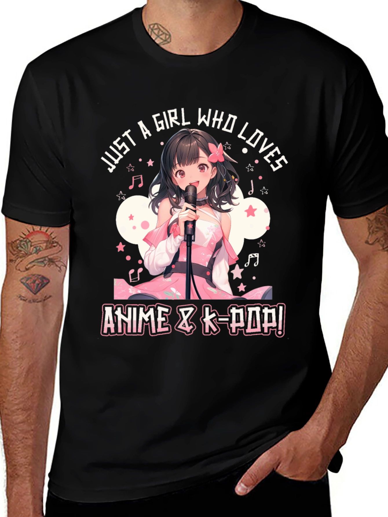 Anime & K-Pop Girl T-Shirt