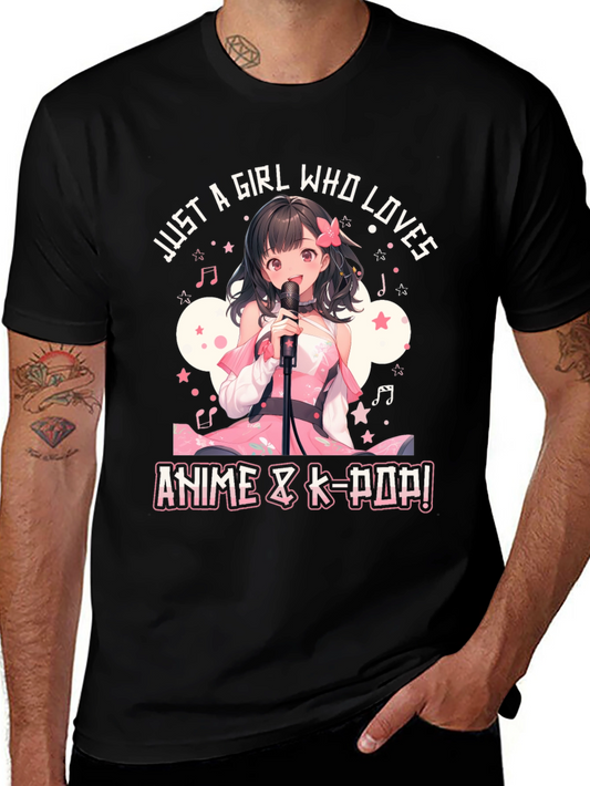 Anime & K-Pop Girl T-Shirt