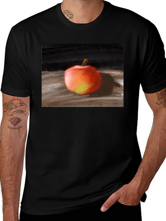 Apple Still Life Graphic Tee - Classic Style
