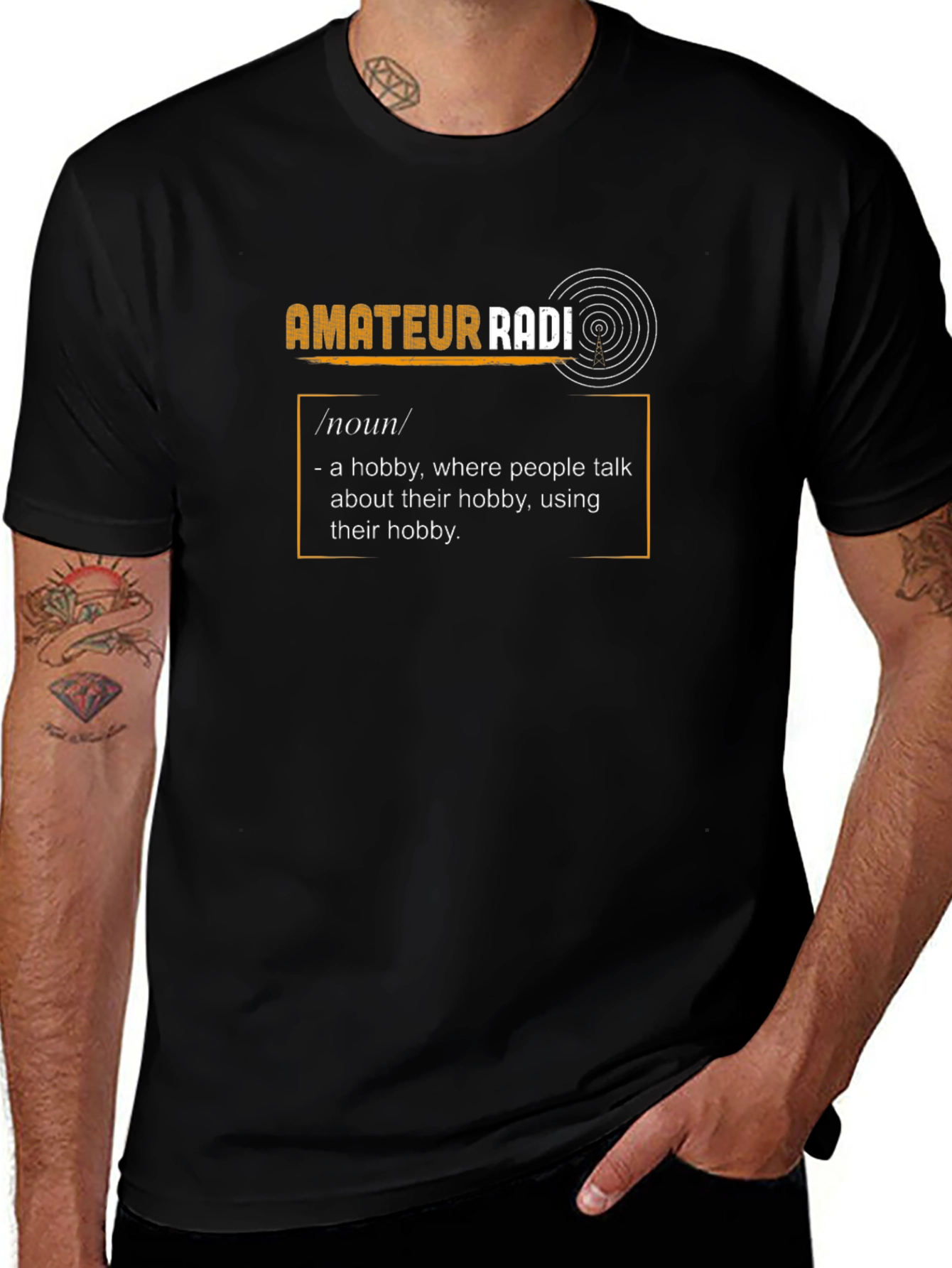Amateur Radio Hobbyist Graphic T-Shirt