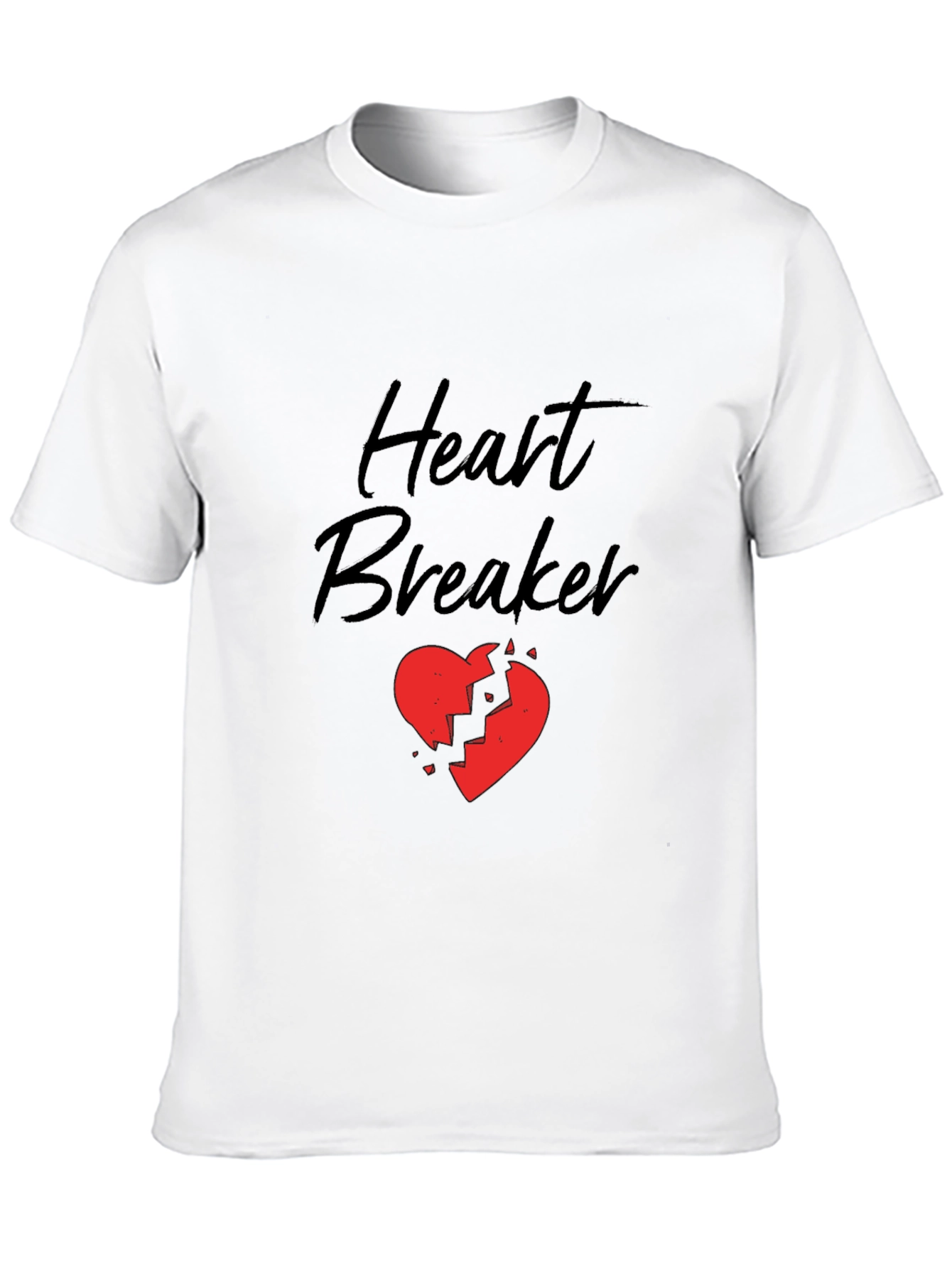 Heart Breaker Graphic Tee - Black
