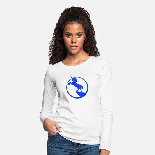 Unicorn Cliff Moon Mountain Round Night Cute Cool