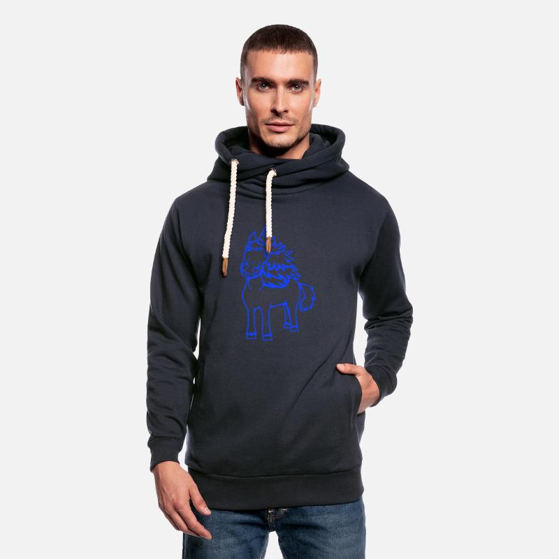 Unicorn Pretty Hair Cute Friendly Cartoon Horse