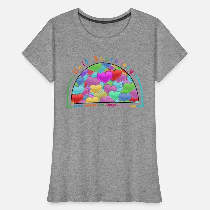 Unit Secretary Shirt, Helpful Hearts Tee, Unit