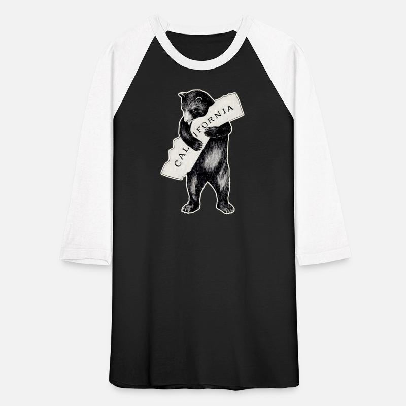 Usa I Love California Art-Retro Cali Bear Hug