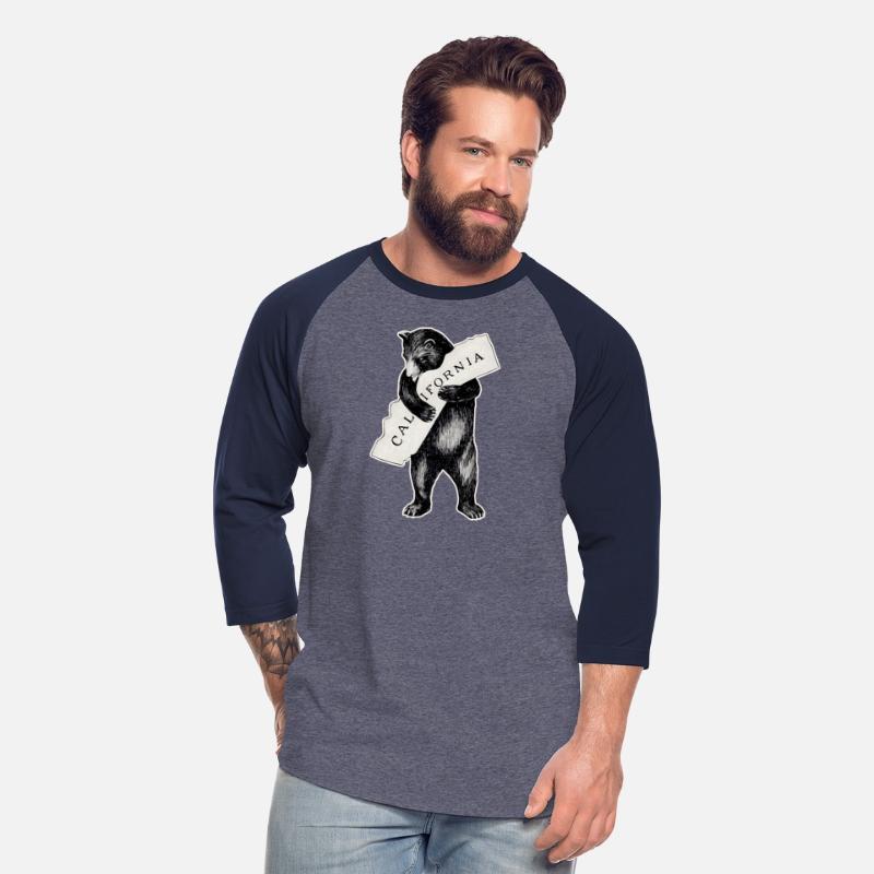 Usa I Love California Art-Retro Cali Bear Hug