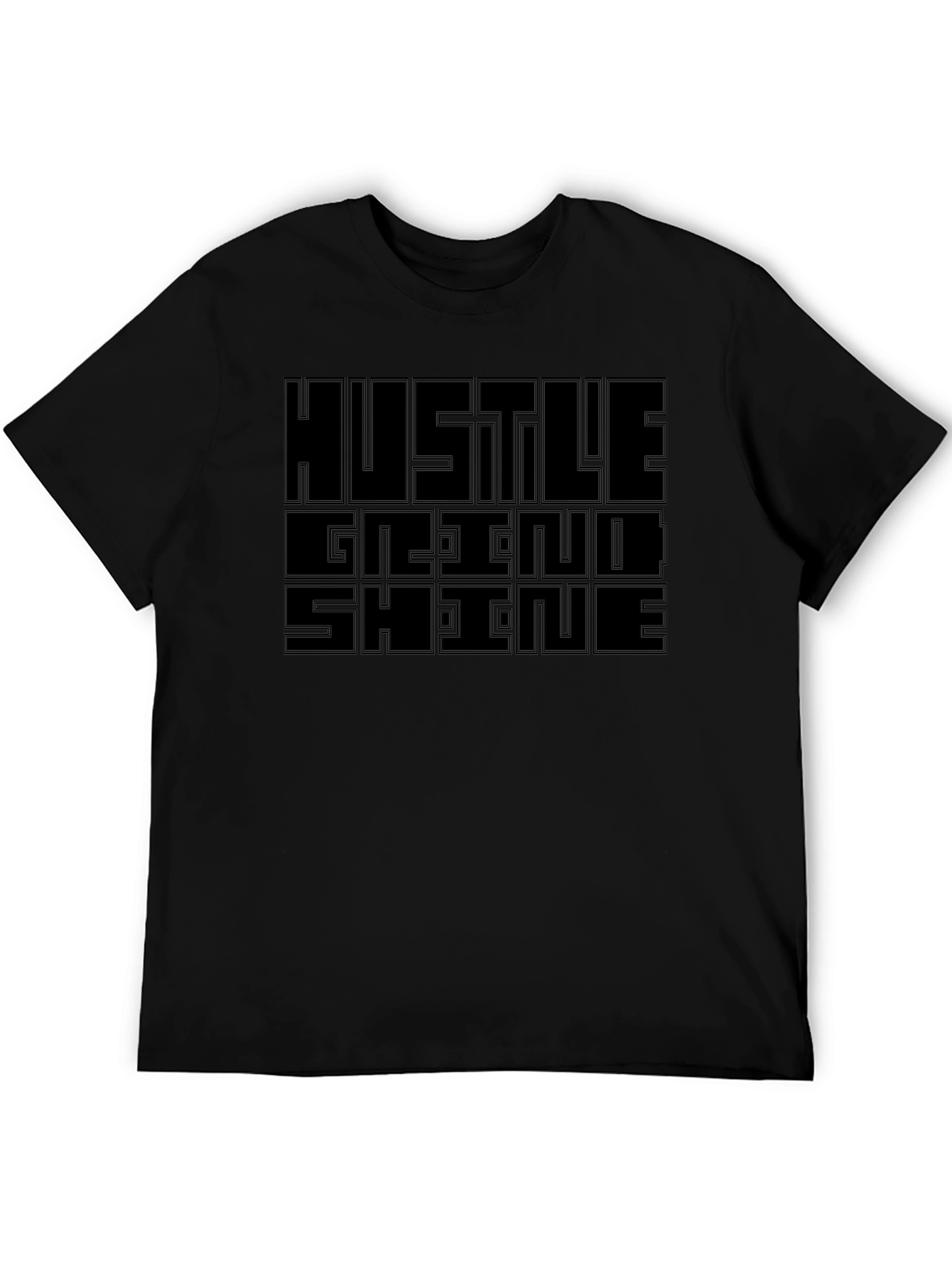 Hustle Grind Shine Graphic Tee