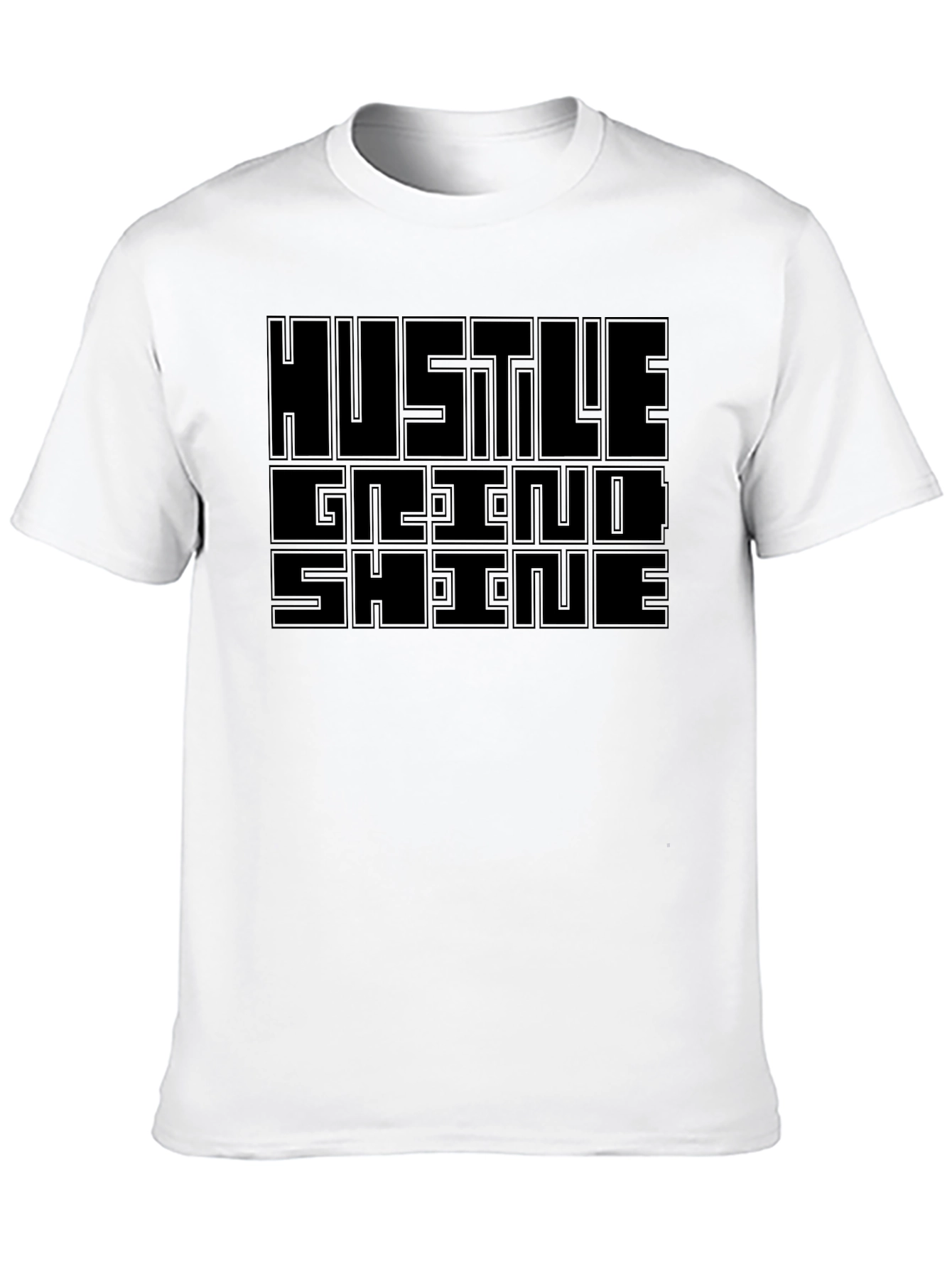 Hustle Grind Shine Graphic Tee