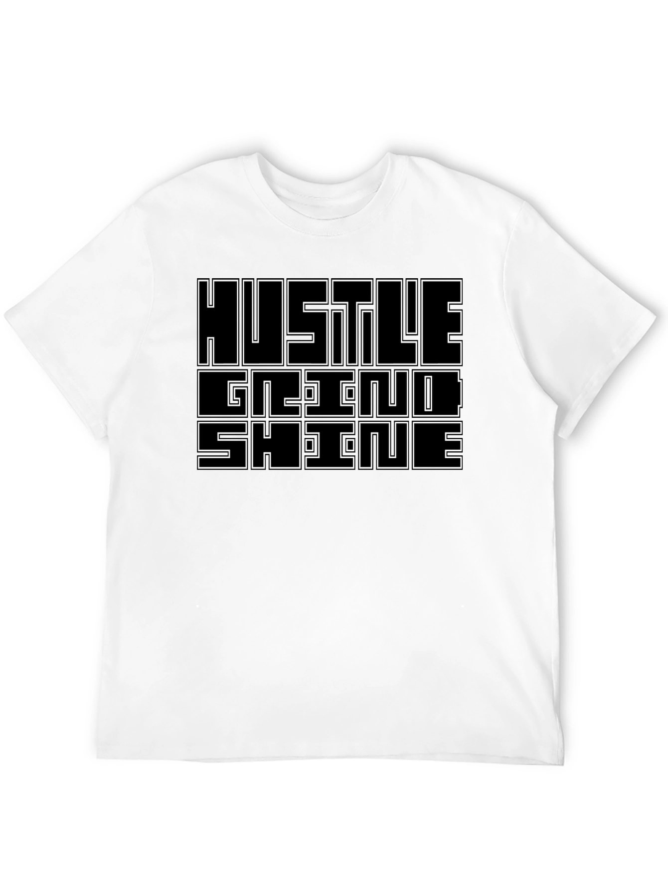 Hustle Grind Shine Graphic Tee