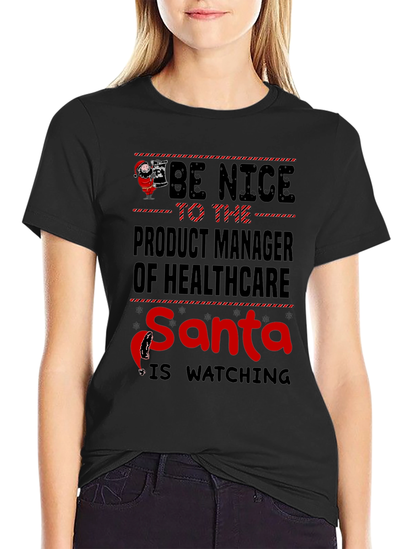 Healthcare Product Manager Santa T-Shirt