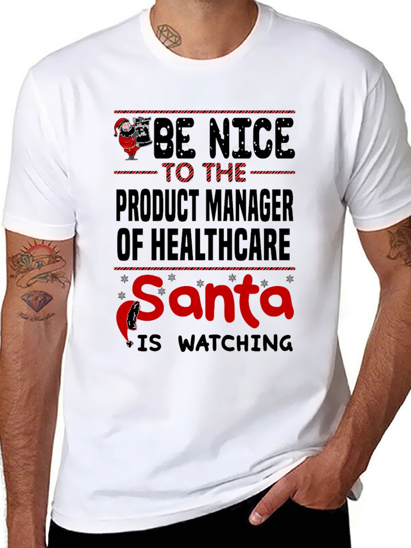 Healthcare Product Manager Santa T-Shirt