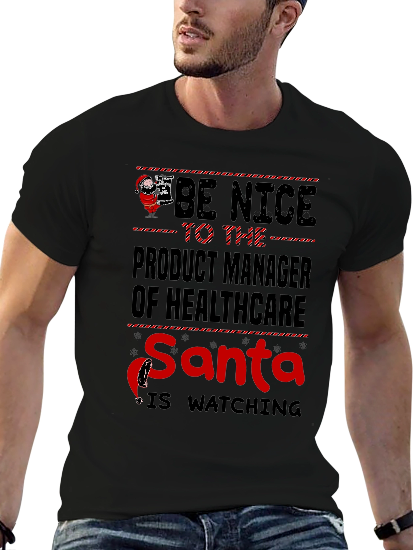 Healthcare Product Manager Santa T-Shirt